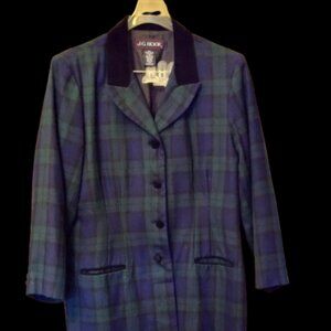 J.G. Hook Scottish Plain Coat Dress Size 14